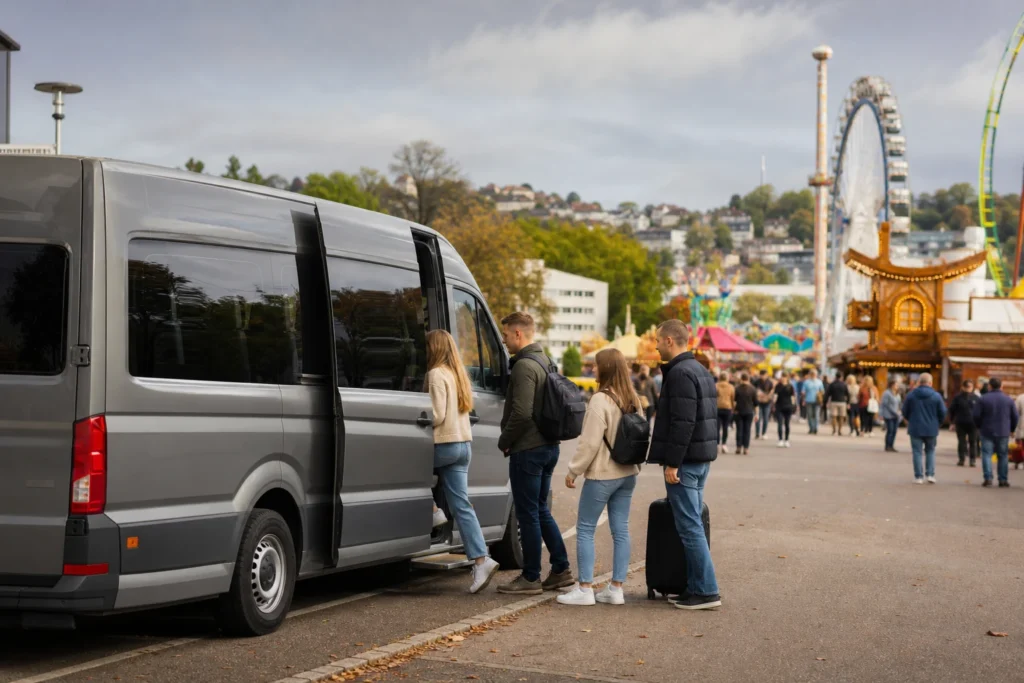 Cannstatter Volksfest 2026 w Stuttgarcie - jak zaplanować przejazd busem - Niemcy