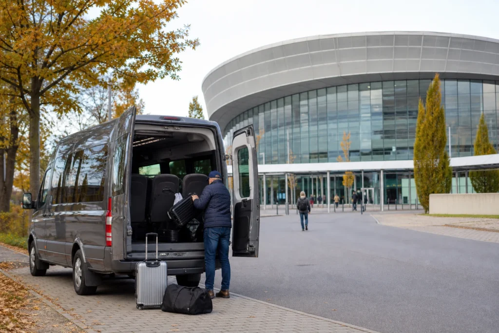 Busem na Caravan Salon Düsseldorf 2026 i z powrotem – Niemcy